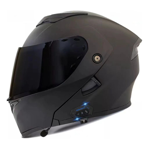 Casco Motocicleta Abatible Bluetooth Llamada Certificado Dot