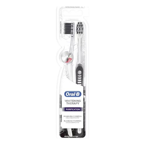 Cepillos dentales Oral-B whitening therapy purification 2 unidades