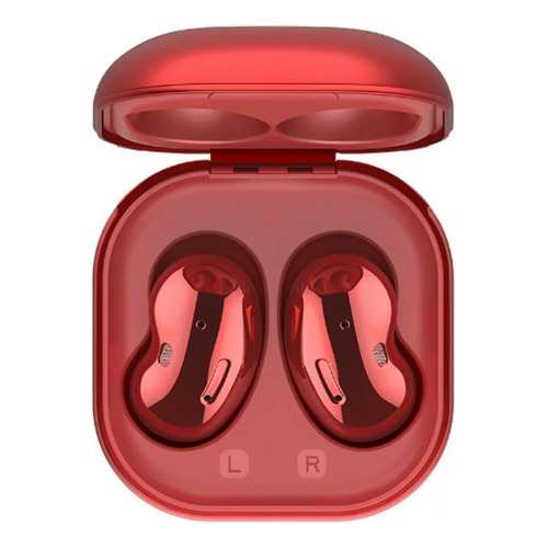 Auriculares Inalámbricos Bluetooth Ultra Small Noga Btwins24 Color Rojo