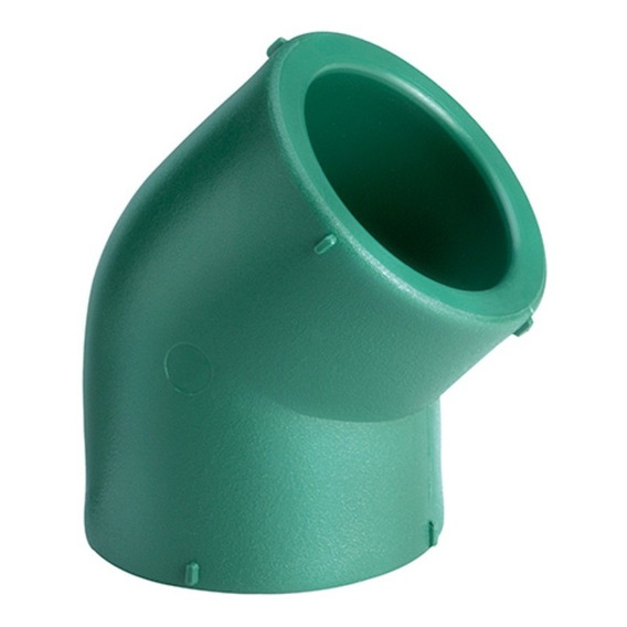 Codo 20 A 45 Termofusion Verde Agua Tubofusion