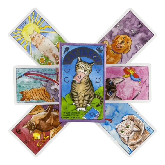 Tarot Rider-waite Versión Gatos, Edición Especial 