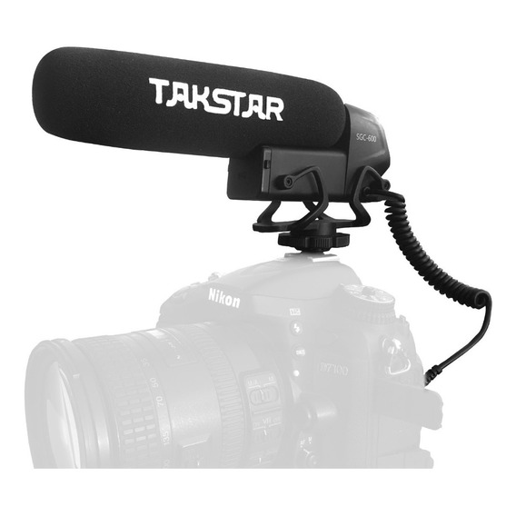 Micrófono Takstar Sgc-600 Para Canon Nikon Sony Celular Dslr