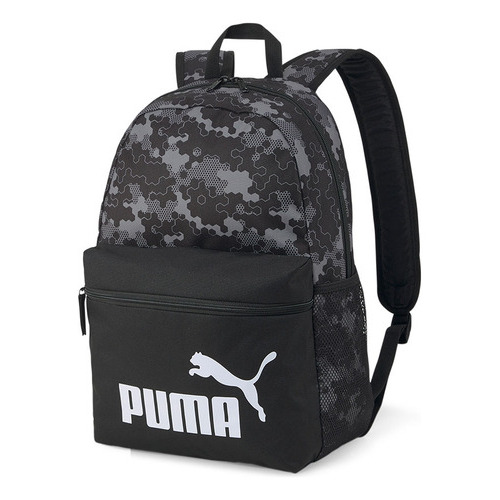 Mochila Puma Phase Aop Backpack  - 078046/10 Color Negro
