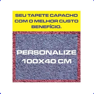 Tapete Capacho 100x40 Personalizado Loja Empresa Condomínio