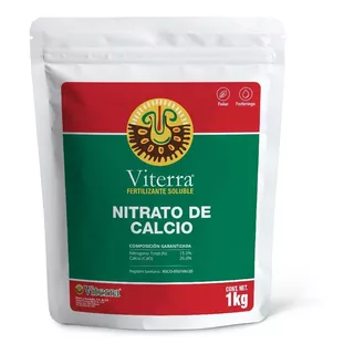 Nitrato De Calcio Fertilizante Soluble Viterra 1 Kg