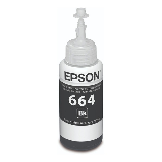 Tintas Epson T664120 Negro L355 L365 L380 L565 L395 Original