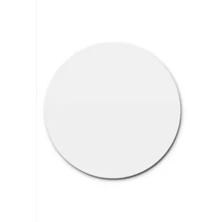 Prato Giratorio 60cm Laca Branco Brilho Polida Para Mesa