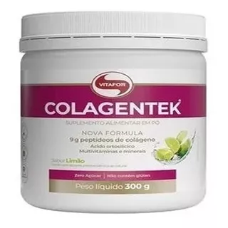 Colágeno Colagentek Vitafor 300g Hidrolisado Limão