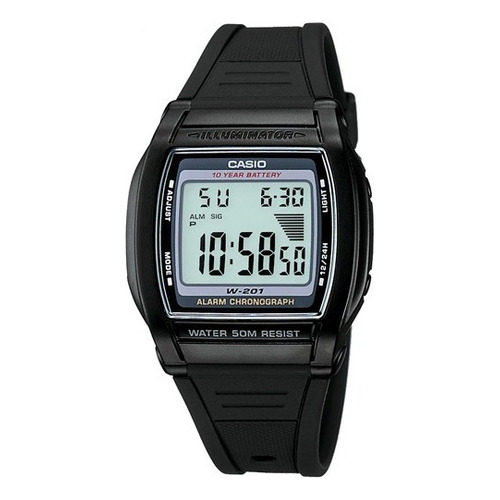 Reloj Casio Digital 10y W201-1av Unisex E-watch
