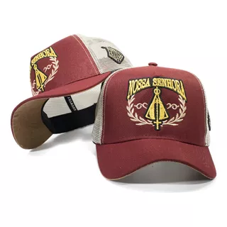 Boné Trucker Linha Country Nossa Senhora Aparecida Original