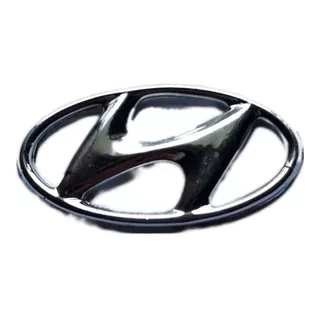 Emblema Logo Hyundai Mide 7.3 X 3.9 Cms 