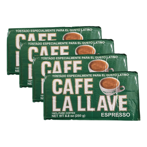 Café La Llave 4 Paquetes De 250 Gr