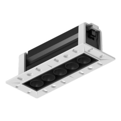 Embutido Micro Runner 5 Pm 8w 28° Ww Dim Negro Negro