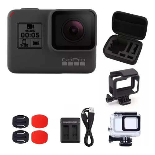 Câmera GoPro Hero5 4K CHDHX-502 NTSC/PAL preta | Frete grátis