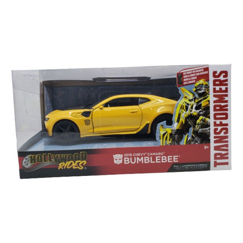 2016 Chevy Camaro Bumblebee Transformers Jada Esc 1:32 Caja