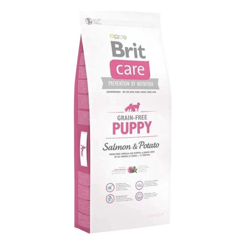 Alimento Brit Care Hypoallergenic Puppy para perro cachorro todos los tamaños sabor salmón y papa en bolsa de 1kg
