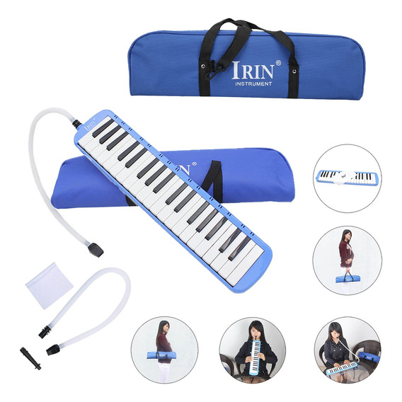 37 Teclas Estuche De Melodica Con Boquilla Y Almacenamiento