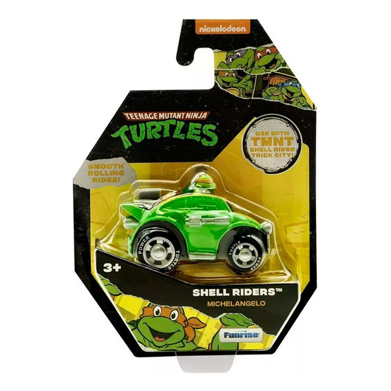 Auto De Metal Tortugas Ninja Vehiculo Coleccionable