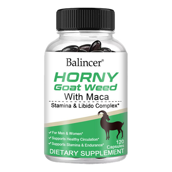 Horny Goat Weed + Maca 120 Cap.