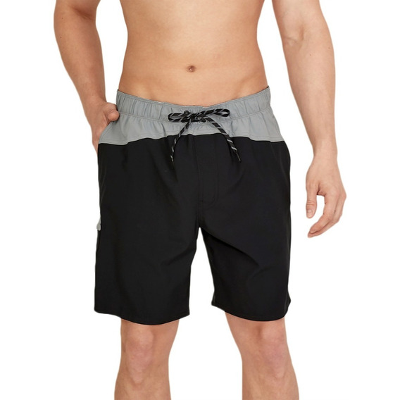 Traje De Baño Speedo Hombre Negro Marina Natación 7784400001