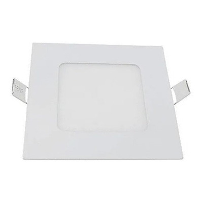 Spot Panel Led 6w Embutir Cuadrado Blanco Calidad Luz Desing