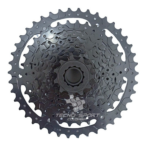 Piñón Cassette Sunrace 9 Velocidades 11 - 42t Mtb Black Caja Cantidad máxima de dientes 42 Color Negro