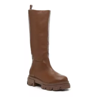 Steve Madden Priority Bota Alta Para Mujer Piel