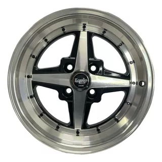 4 Rodas Raw C61 Work Equip Racing Aro 15x7 4/100 + Bicos 