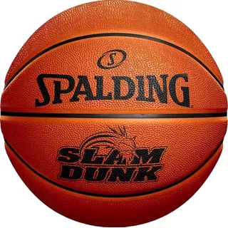 Pelota De Basquet Spalding Slam Dunk N°7 Color Naranja