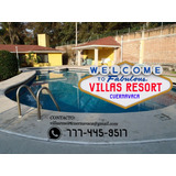 Villas Resort Cuernavaca Amplia Alberca 