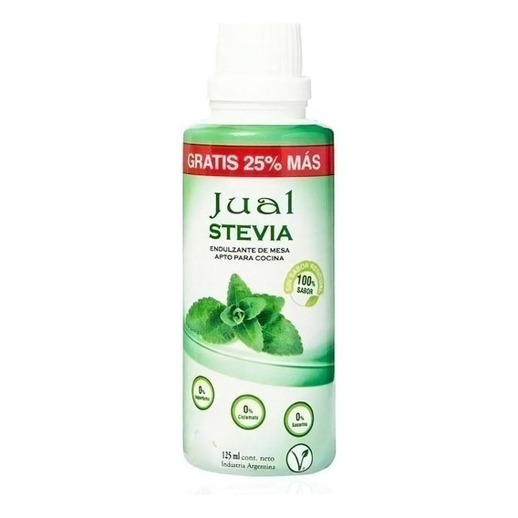 Edulcorante Stevia Líquida Aloe Jual 125ml
