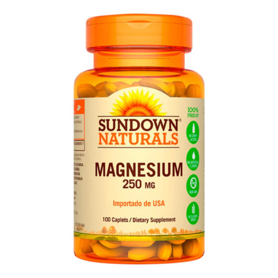 Magnesio 250 mg 100 caps Sundown