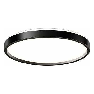 Aplique Plafón Led Orion Negro 39cm Con Control Remoto Ld Negro Interior