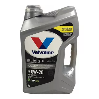 Aceite Valvoline Sintetico 0w-20 Advanced 4,73 L - Formula1
