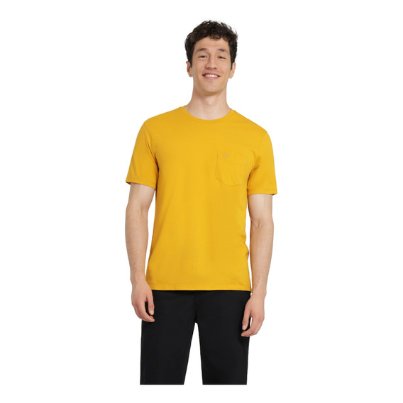 Polera Hombre Pocket Tee Slim Fit Amarillo Dockers