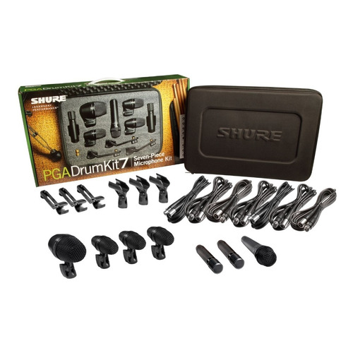 Set De Microfonos Para Bateria Shure Pgadrumkit7  Kit Shure 