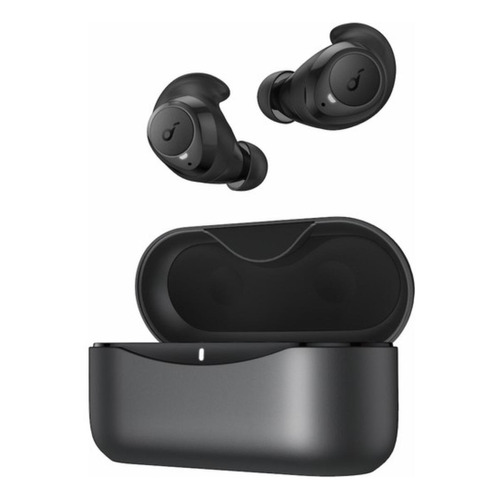 Audífono in-ear inalámbrico Soundcore Life Series Life Dot 2 negro con luz LED