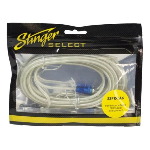 Cable Audio Rca A Rca Stinger Ssprca6 1.8 M Serie Select 2 Canales Cobre Premium