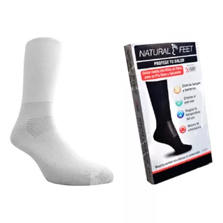 Natural Feet + Mediabetex Kit 4 Pares Medias Pie Diabetico