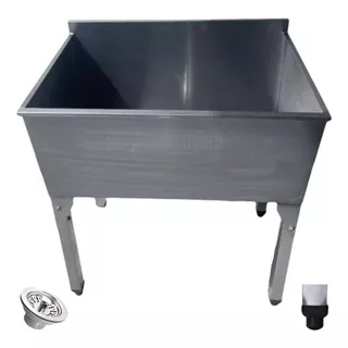 Tanque Aço Inox 75x54x88cm Industrial