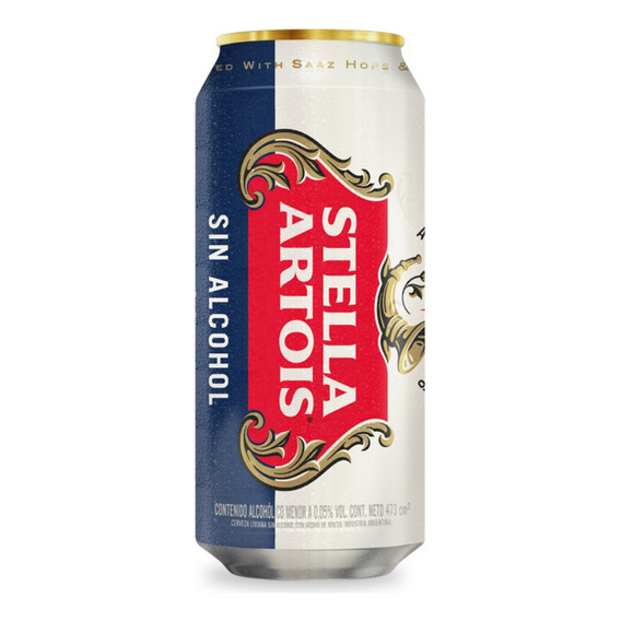 Cerveza Stella Artois 0.0% Sin Alcohol 473cc Pack X 6 Uni