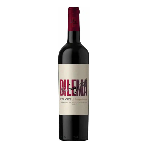 Oferta! Vino Tinto Dulce Dilema Velvet 750ml 10% Vol