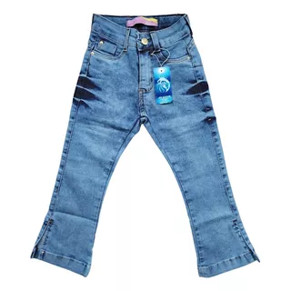 Calça Jeans Cigarrete Feminina Infantil Menina Tam 4 6 8 