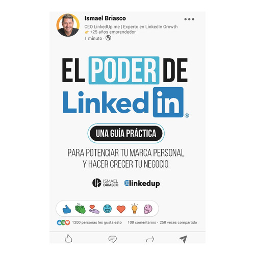 El Poder De Linkedin, De Ismael Briasco. Editorial Autores De Argentina, Tapa Blanda En Español, 2023