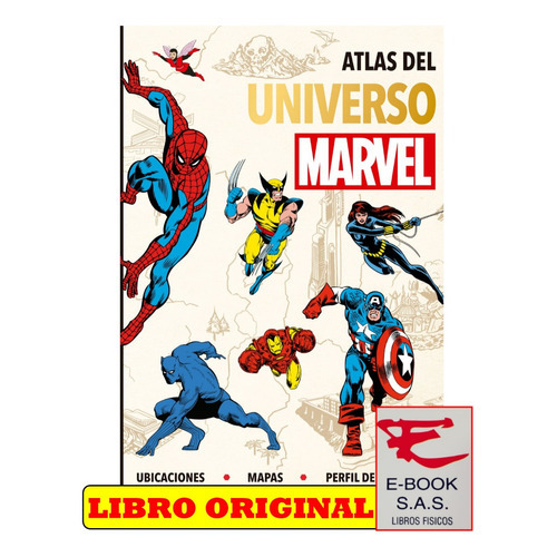 Atlas Del Universo Marvel, De Marvel. Editorial Planeta Junior, Tapa Blanda En Español, 2023
