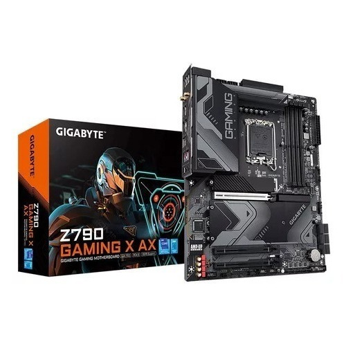 Mother Gigabyte Z790 Gaming X Ax Lga 1700 Ddr5 Intel Color Negro