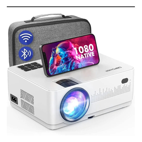 Dbpower Mini Proyector Wifi Full Hd Nativo 1080p 9000l Color Blanco
