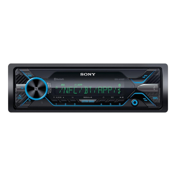 Auto Estéreo Sony De Colores Bluetooth Dsx-a416bt Nuevo 