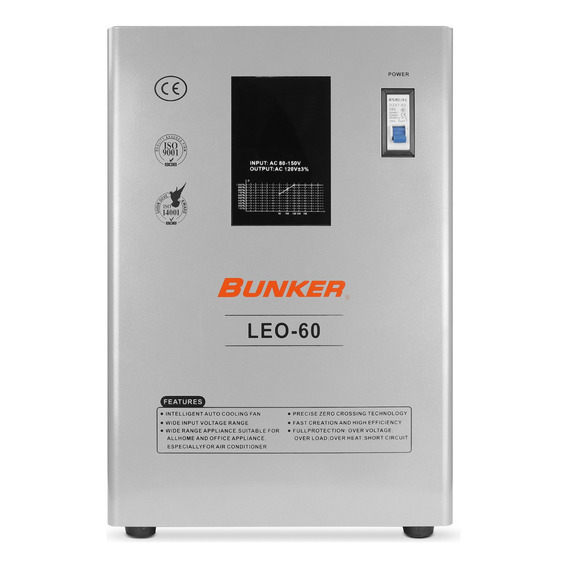 Regulador De Voltaje Bunker Rino-60 / Leo-60 110v A 60a