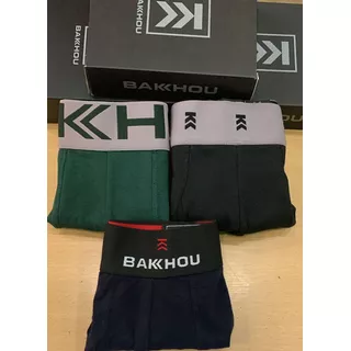 Promo Pack X 3 Boxer Bakhou Oferta Dia Del Padre Talle S